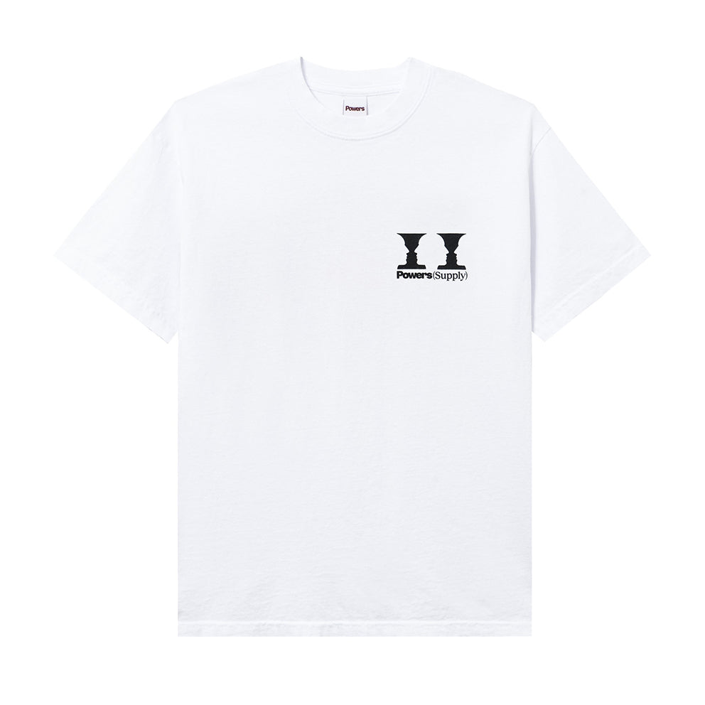 POWERS SUPPLY PS0914 ULTIMATE RELAXATION SS TEE WHITE