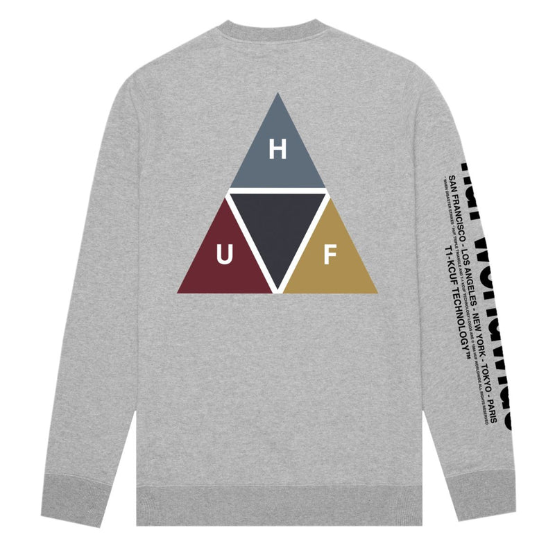 HUF PRISM CREW // GREY HEATHER
