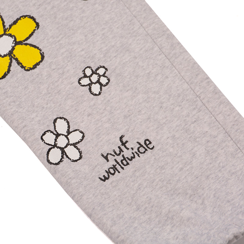 HUF PUSHING DAISIES TT FLEECE PANT // ATHLETIC HEATHER