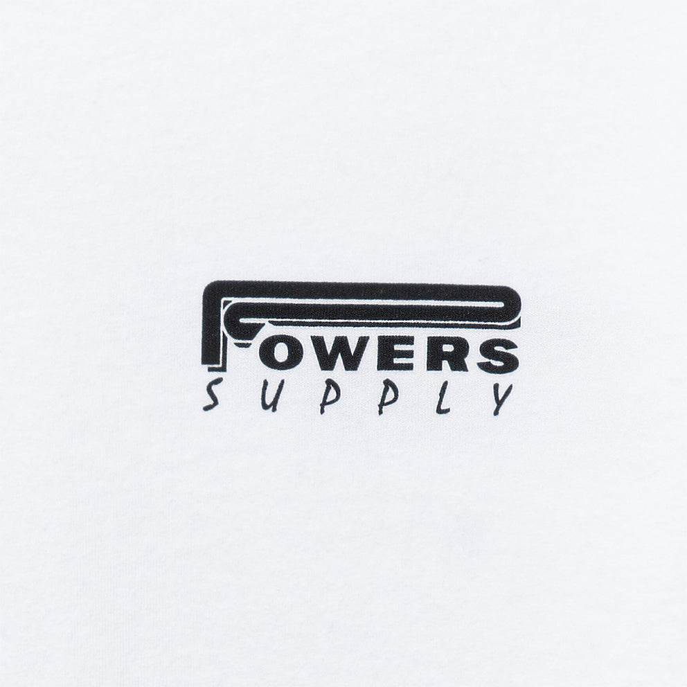 Powers Supply PRAY COLLAGE SS TEE PS0901 WHITE