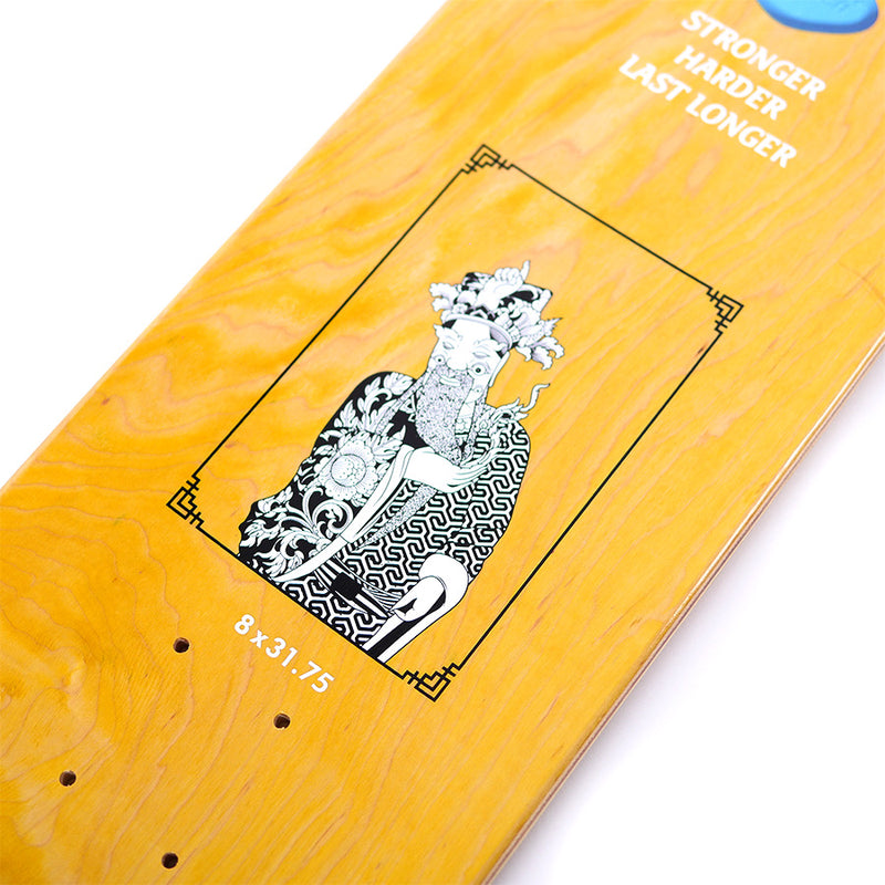 PREDUCE TRK STONE GIANT SHLtech+ YELLOW SKATEBOARD DECK // 8" x 31.75"