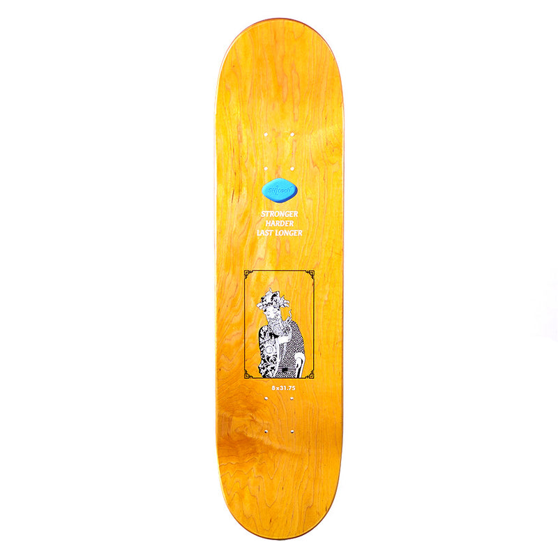PREDUCE TRK STONE GIANT SHLtech+ YELLOW SKATEBOARD DECK // 8" x 31.75"