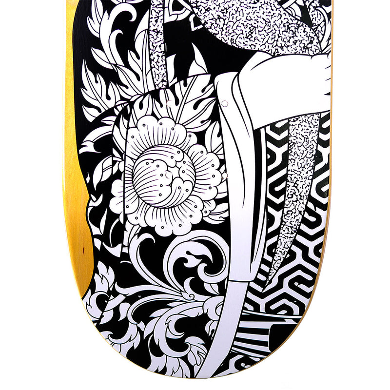 PREDUCE TRK STONE GIANT SHLtech+ YELLOW SKATEBOARD DECK // 8" x 31.75"