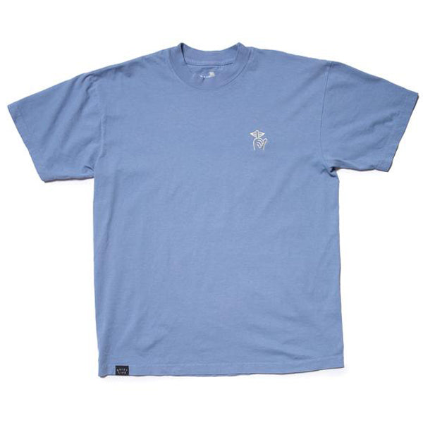 THE QUIET LIFE SHHH EMBROIDERY TEE // OCEAN