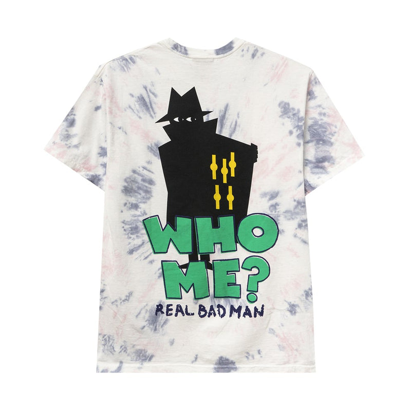 REAL BAD MAN RBM 6064 WHO ME SS TEE WHITE TD