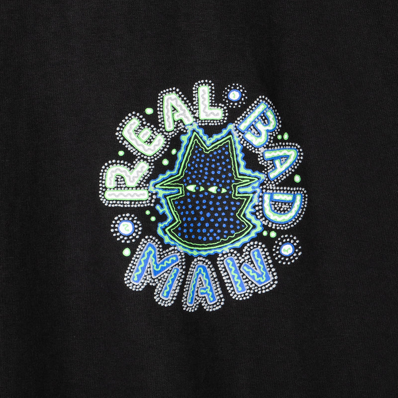 REAL BAD MAN RBM0803302 DOTTED RBM SS TEE BLACK