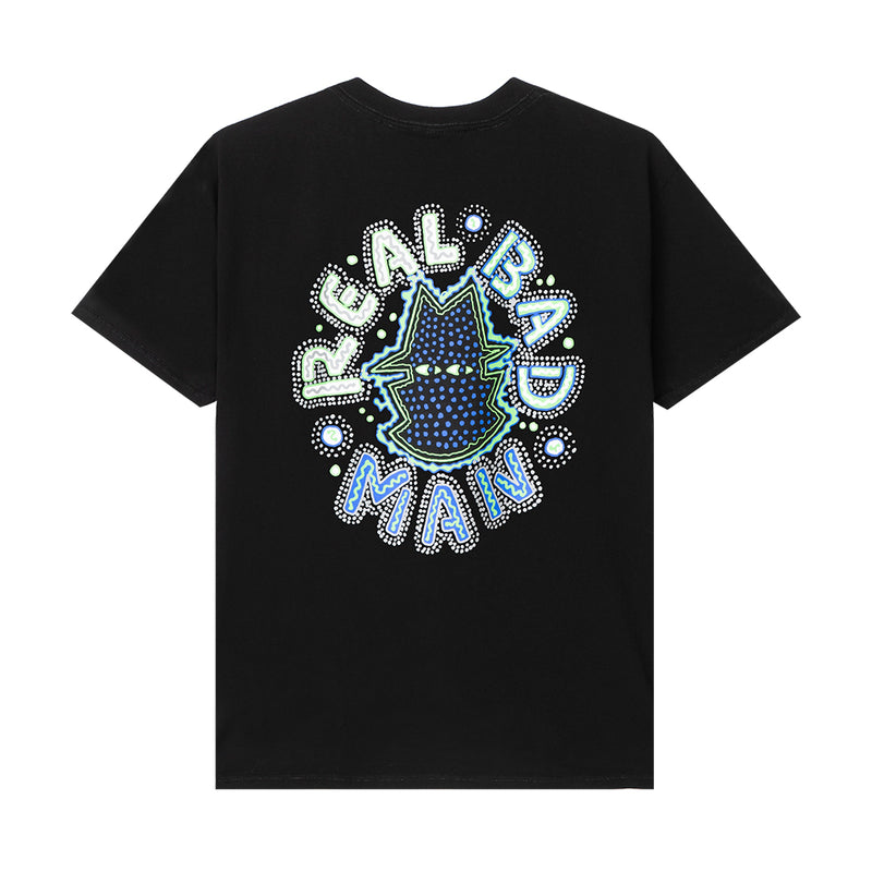REAL BAD MAN RBM0803302 DOTTED RBM SS TEE BLACK