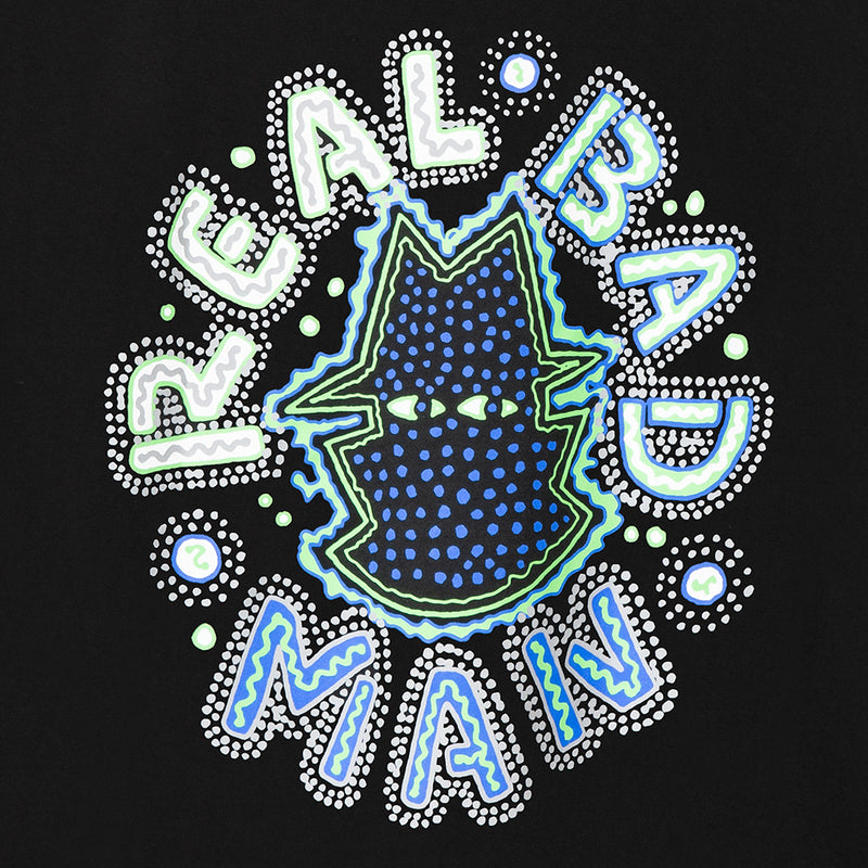 REAL BAD MAN RBM0803302 DOTTED RBM SS TEE BLACK