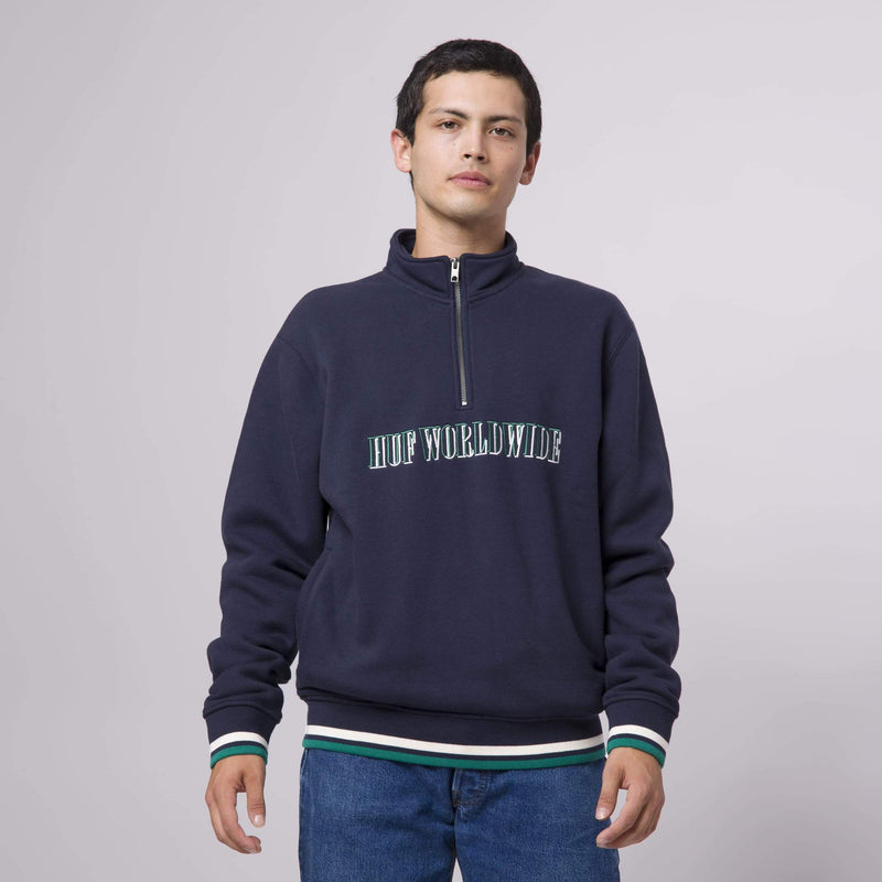 Huf half zip jacket clearance