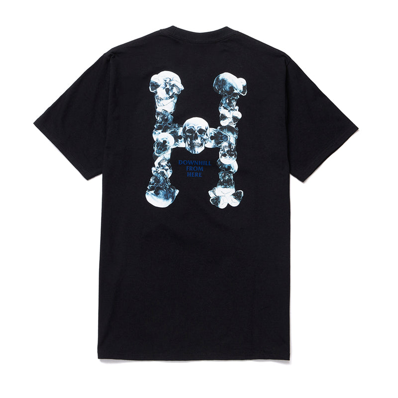 HUF SKULLS CLASSIC H S/S TEE // BLACK