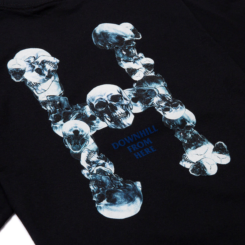 HUF SKULLS CLASSIC H S/S TEE // BLACK