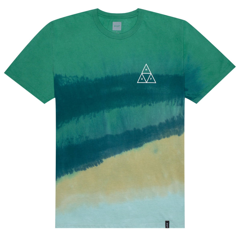 HUF SKY WASH T-SHIRT // QUETZAL GREEN