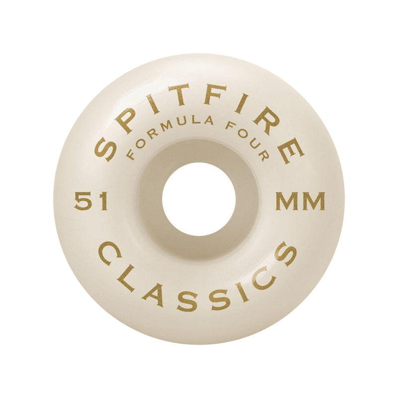 SPITFIRE WHEELS FORMULA FOUR 101D CLASSIC SHAPE // 51mm