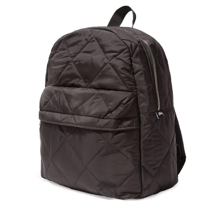 STÜSSY BARRIERS QUILTED BACKPACK // BLACK