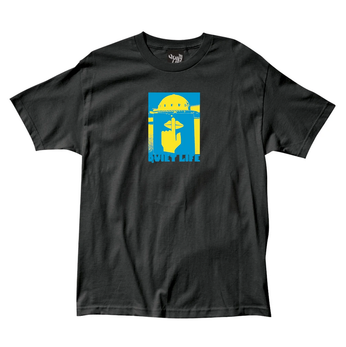 THE QUIET LIFE INTEGRETRON TEE // BLACK