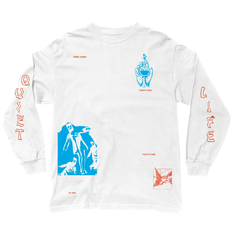 THE QUIET LIFE TIMES L/S TEE // WHITE
