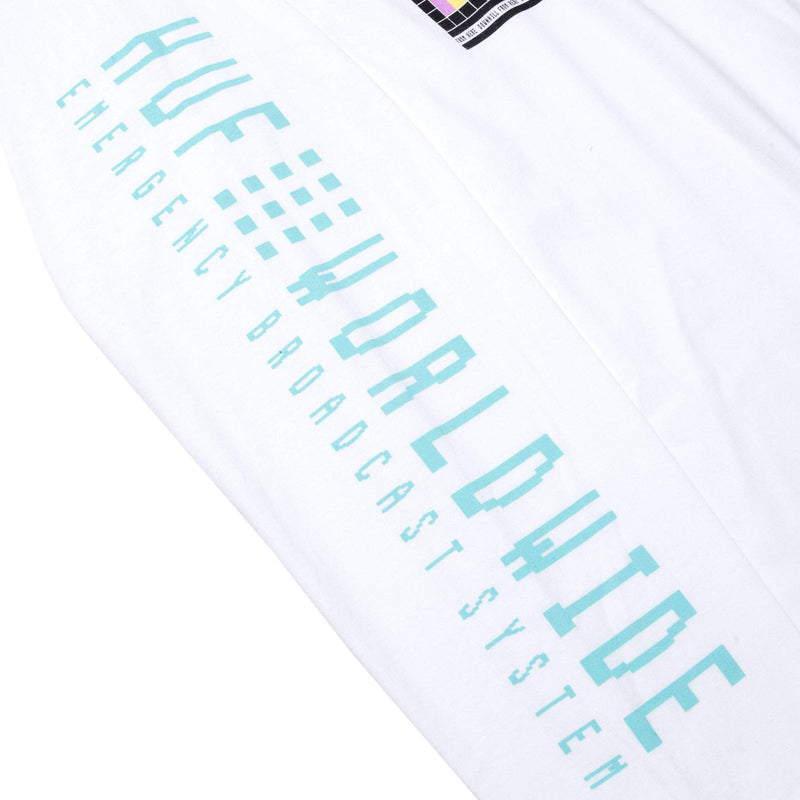 HUF TEST SCREEN L/S TEE // WHITE