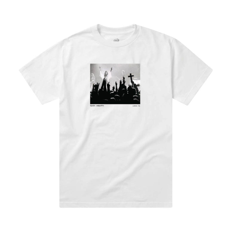 LAKAI X BLACK SABBATH TOUR PHOTO S/S TEE // WHITE