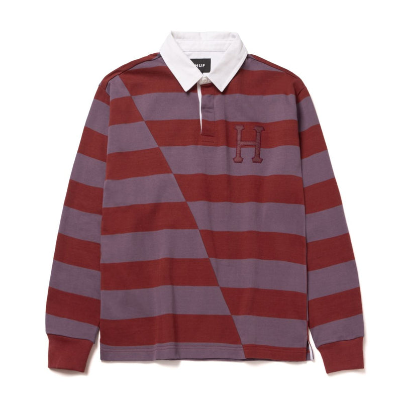 HUF YORKE L/S RUGBY // BRICK