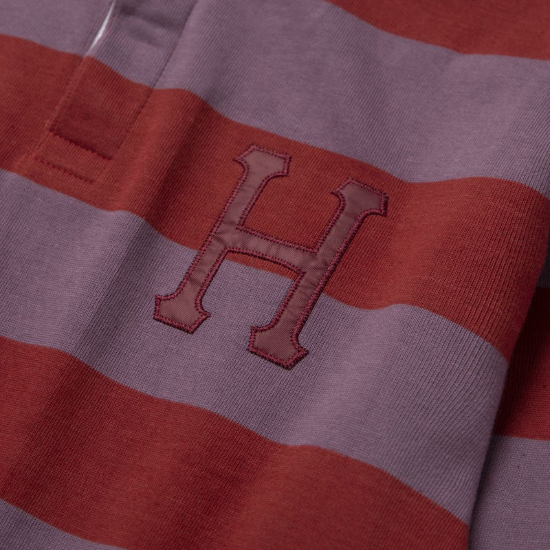 HUF YORKE L/S RUGBY // BRICK