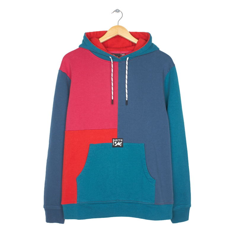 BY PARRA COLORBLOCKED HOODED SWEATSHIRT // MULTI