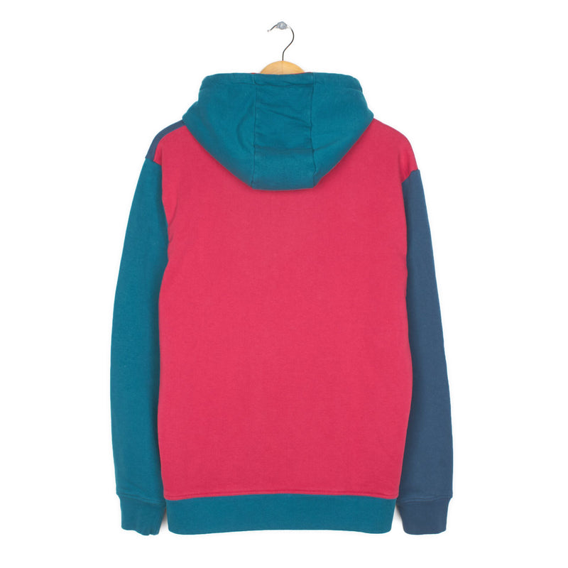 BY PARRA COLORBLOCKED HOODED SWEATSHIRT // MULTI