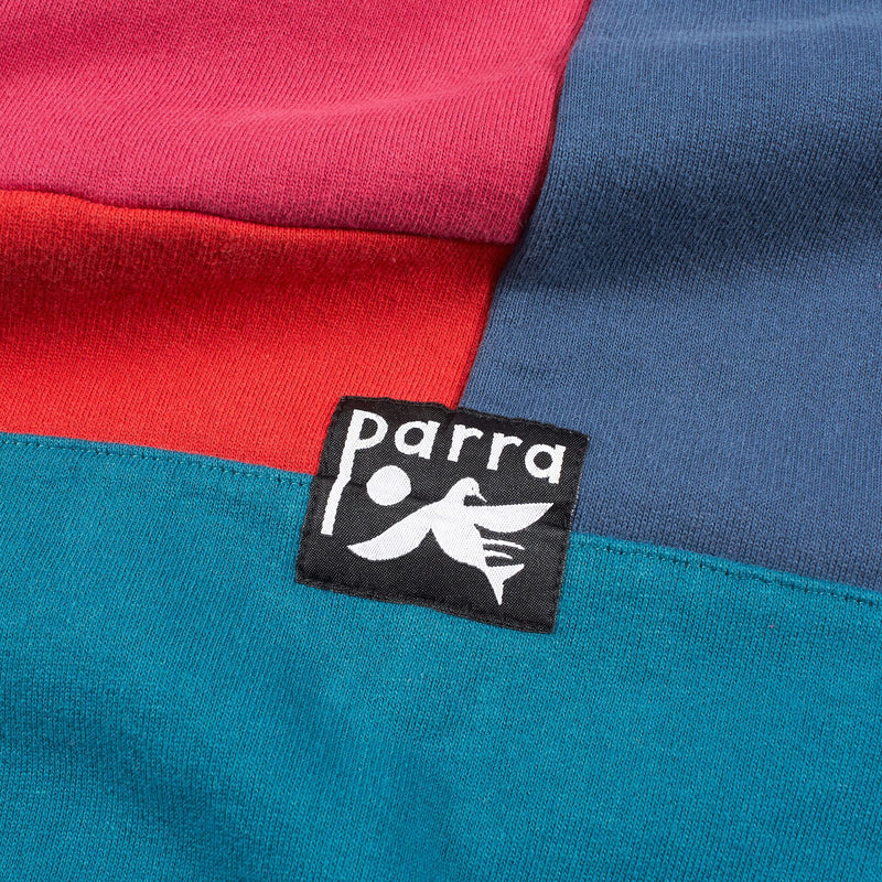 BY PARRA COLORBLOCKED HOODED SWEATSHIRT // MULTI