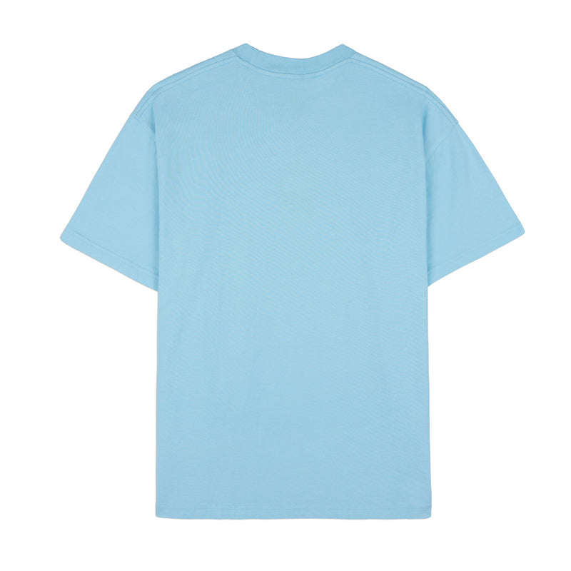 brain dead 002303BL09 trance formation t shirt light blue