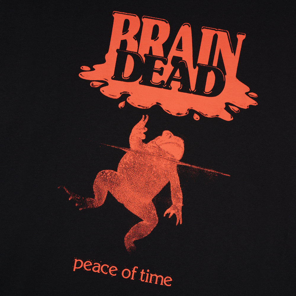 brain dead 002309BK01 peace of time t shirt black
