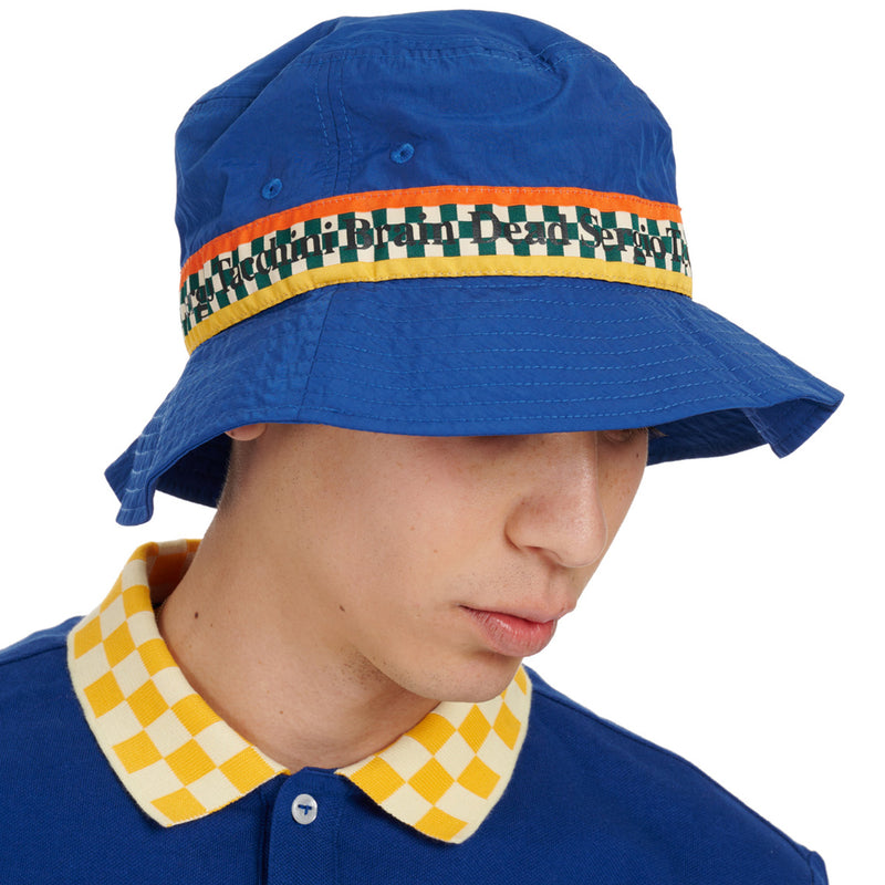 brain dead f21h02002499 sergio tacchini x brain dead bucket hat navy