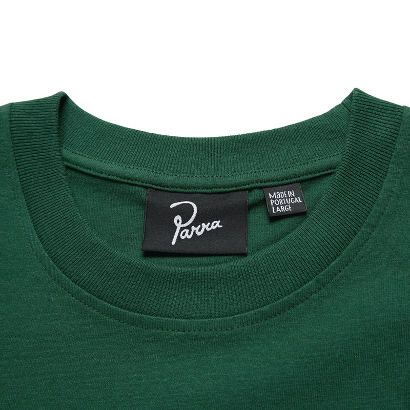 by parra 49300 hot springs t shirt pine green