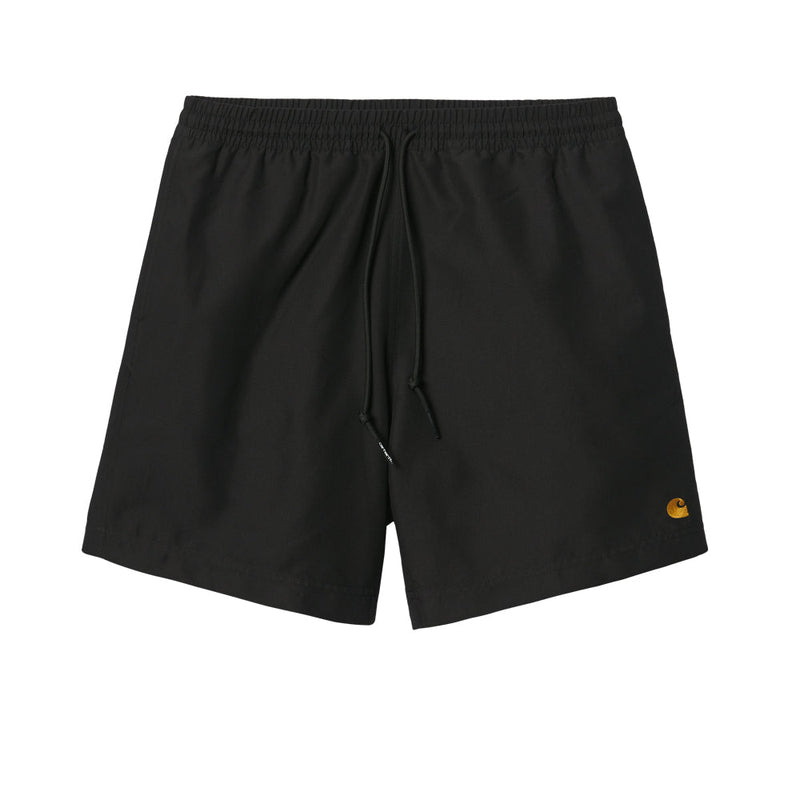 carhartt wip I026235 00F XX chase swim trunk black gold