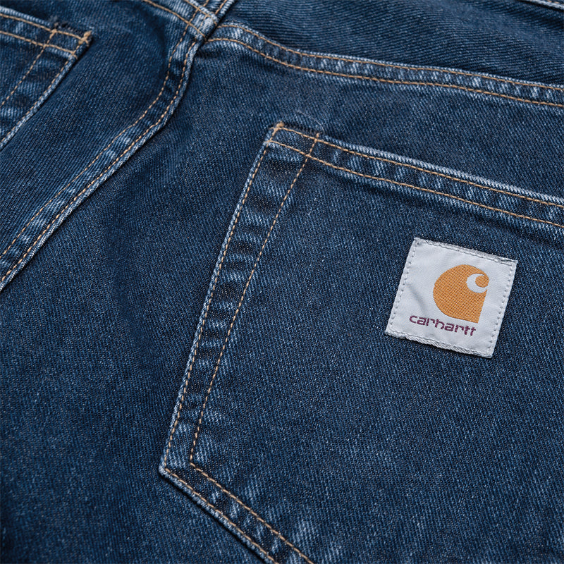 carhartt wip I029210 01 06 pontiac pant blue stone washed