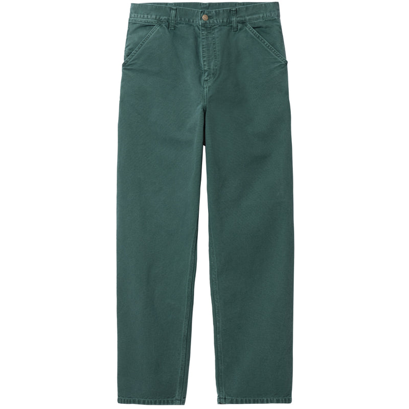 carhartt wip i026463 1d7 fh single knee pant botanic faded