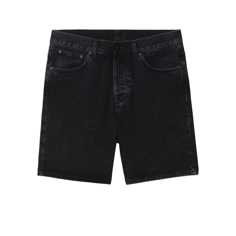 carhartt wip i029209 89 06 newel short black stone washed
