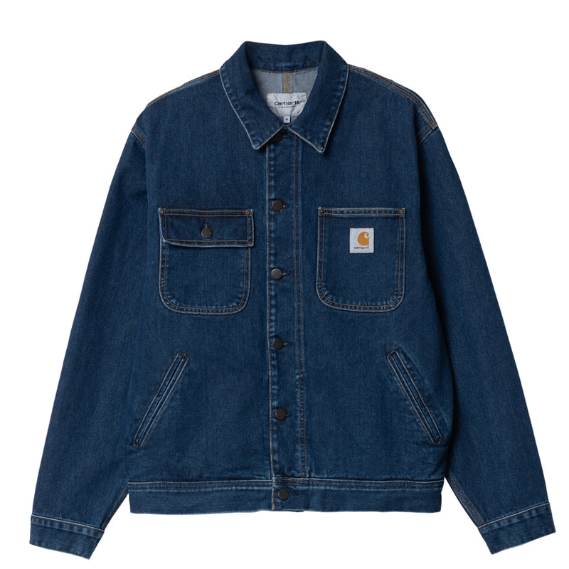 carhartt wip i031925 01 06 saledo jacket blue stone washed