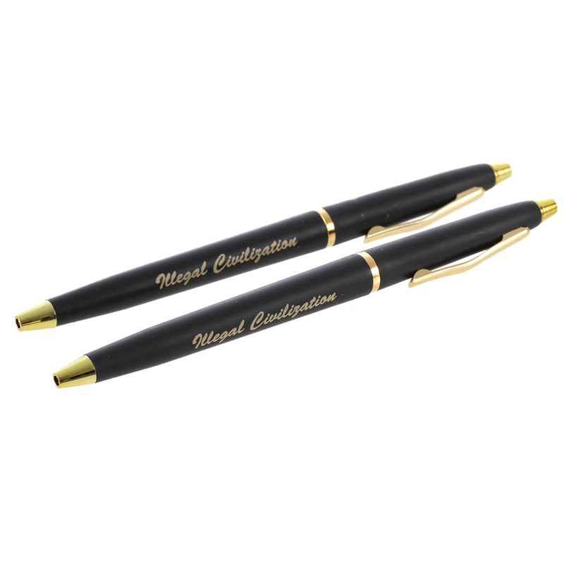 ILLEGAL CIVILIZATION CIV CORP PEN SET // BLACK