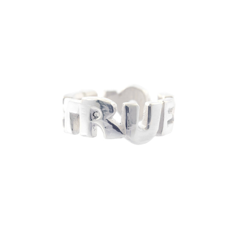 doryphoros true love ring light In 925 Silver handcarved & cast