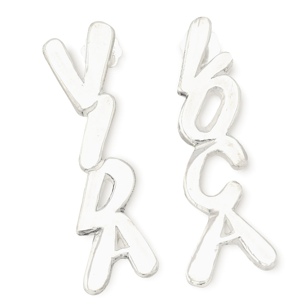 doryphoros vida loca earrings In 925 Silver handcarved