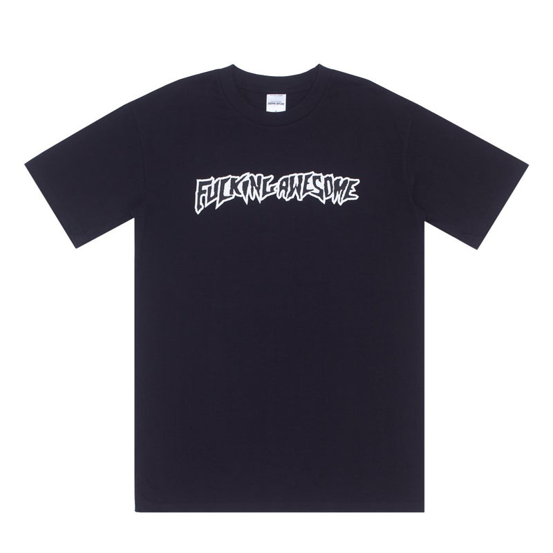 FUCKING AWESOME PUFF OUTLINE LOGO S/S TEE // BLACK