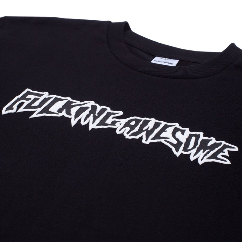 FUCKING AWESOME PUFF OUTLINE LOGO S/S TEE // BLACK