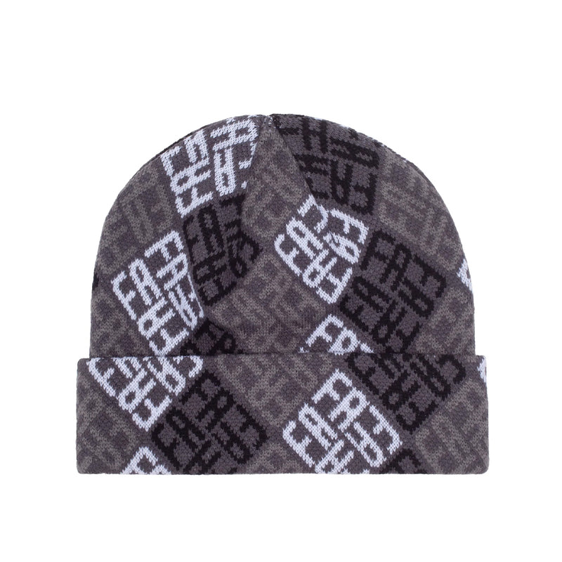 fucking awesome pn3121 2022 monogram cuff beanie grey black