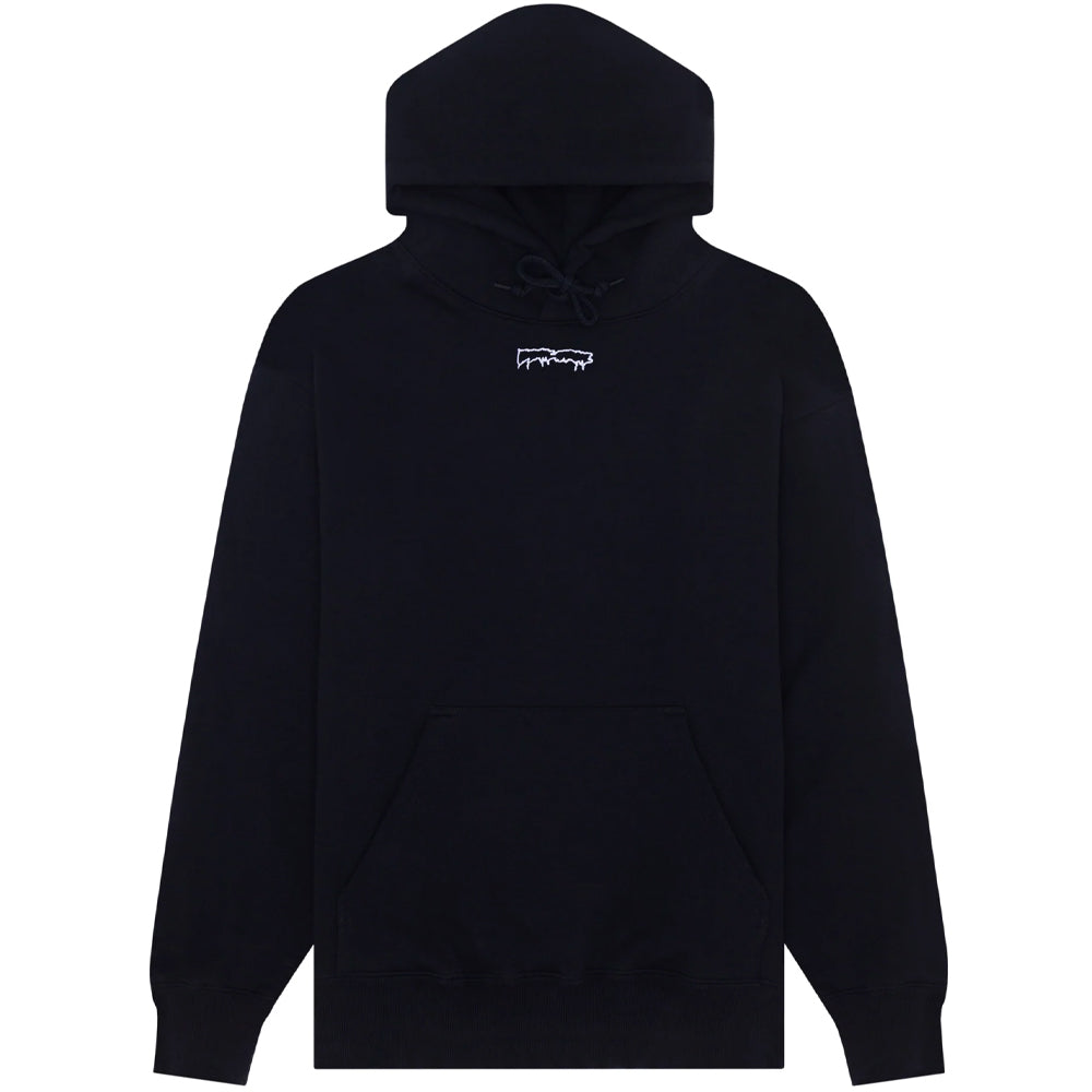 fucking awesome pn4130 outline drip hoodie black