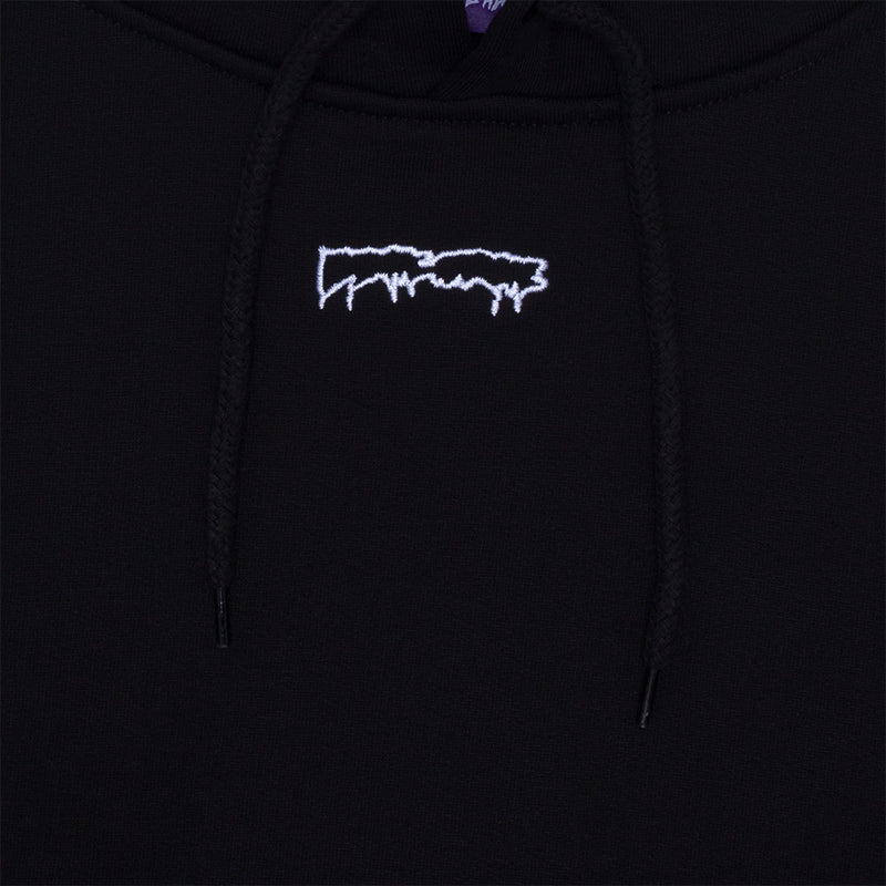 fucking awesome pn4130 outline drip hoodie black