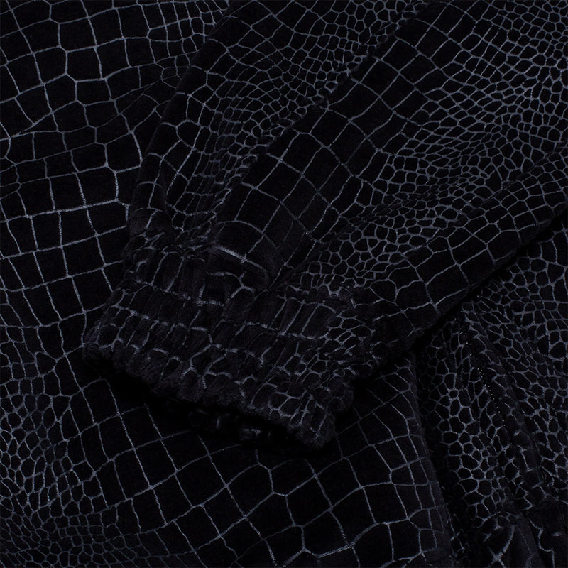 fucking awesome pn4136 velour croc track jacket black