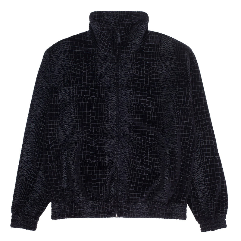 fucking awesome pn4136 velour croc track jacket black
