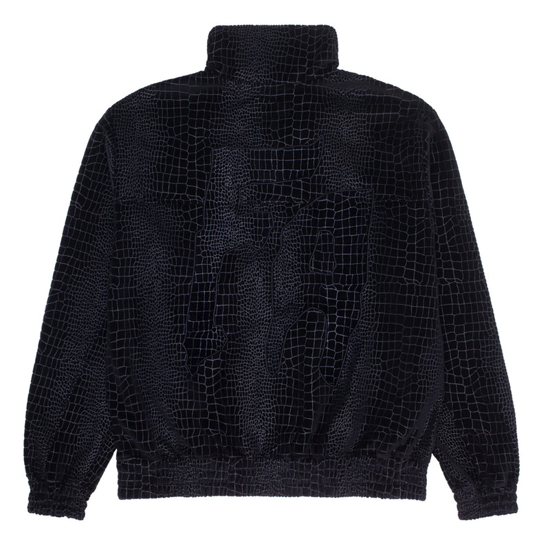 fucking awesome pn4136 velour croc track jacket black