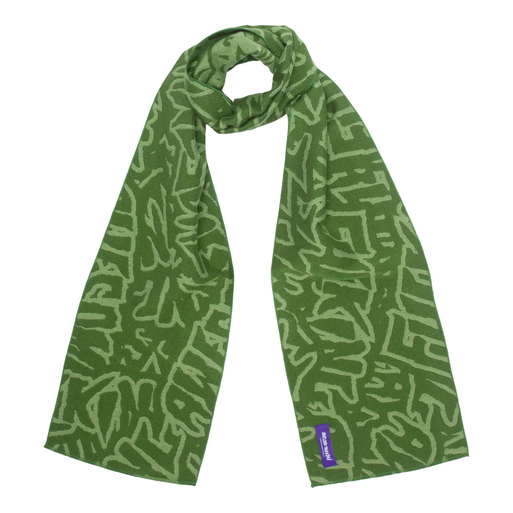 fucking awesome pn4171 sticker stamp scarf green
