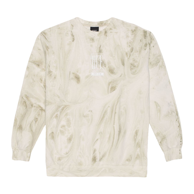 HUF ELIAS CREWNECK // UNBLEACHED