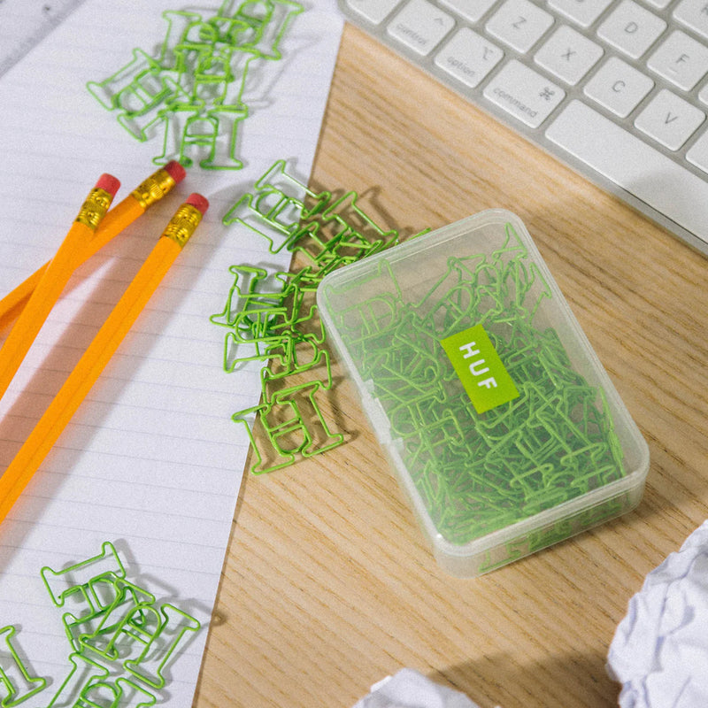 huf ac00748 hufgr paper clips huf green
